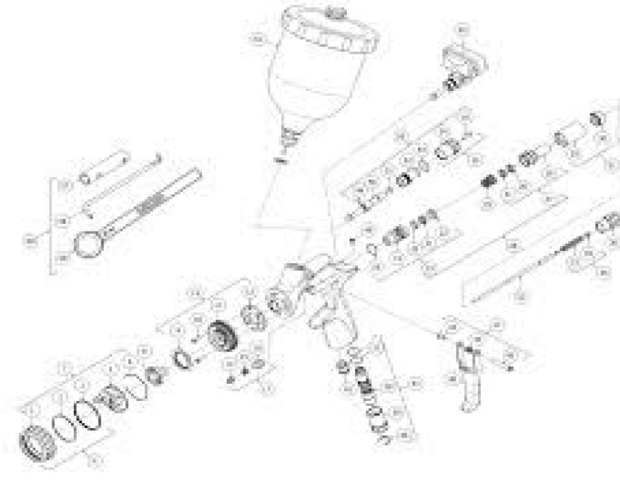 Spray Guns DeVilbiss Other | Devilbiss Trigger, Stud, Spring And Screw Kit