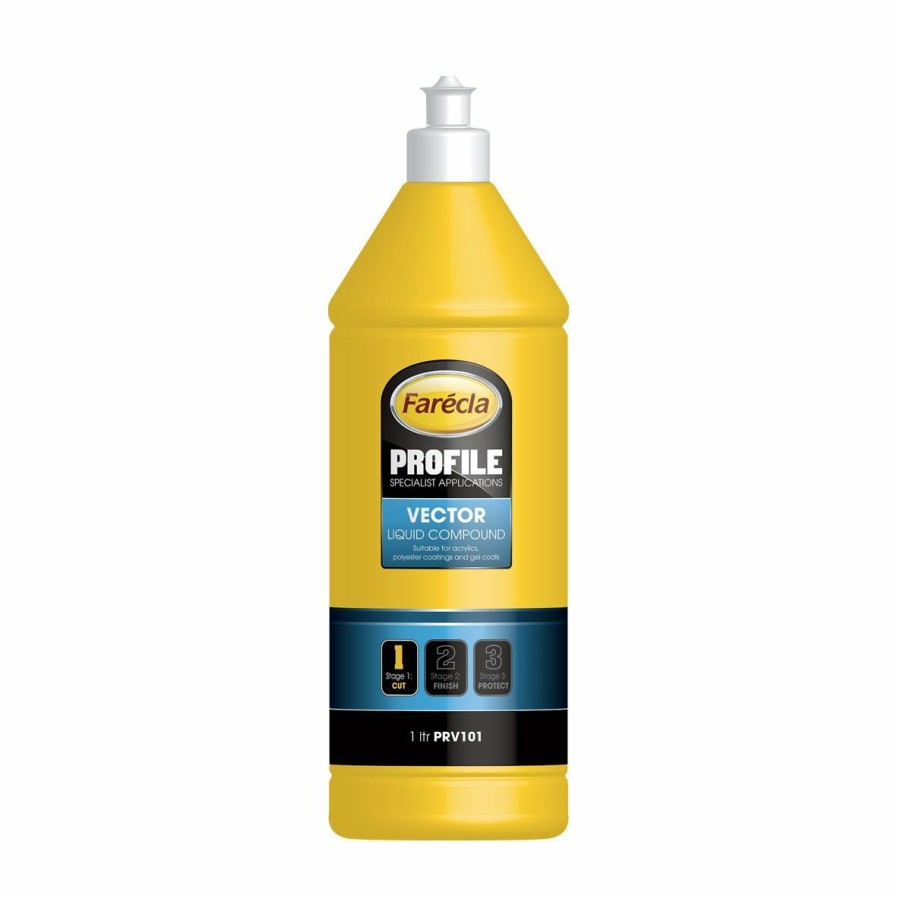 Boat Care Farecla Cutting Compounds | Farecla Profile Vector Liquid Compound Acrylic Polyester Gel Coat Prv101 1L