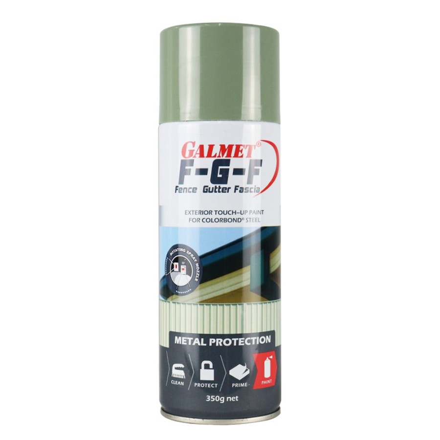 Paint Galmet Topcoats | Galmet Colorbond® Touch-Up Paint Fgf – Fence, Gutter, Fascia 350G Pale Eucalypt®