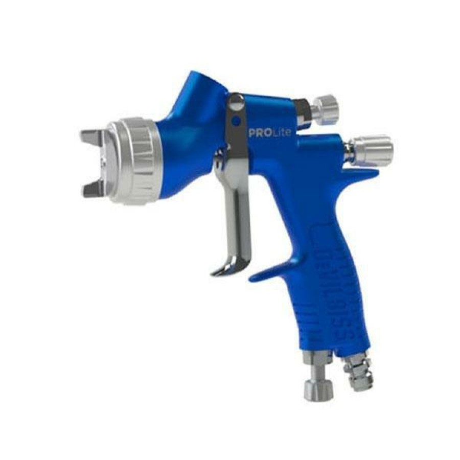 Spray Guns DeVilbiss Gravity-Fed | Devilbiss Prolite 1.3Mm Fluid Tip T110 Cap Spray Paint Gun Blue