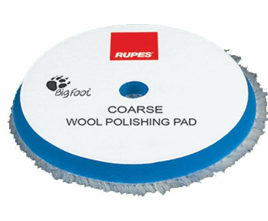 Car Care Rupes Cutting Pads | Rupes Bigfoot 145Mm Coarse Blue Wool Polishing Pad 9.Bw150H Box Of 5