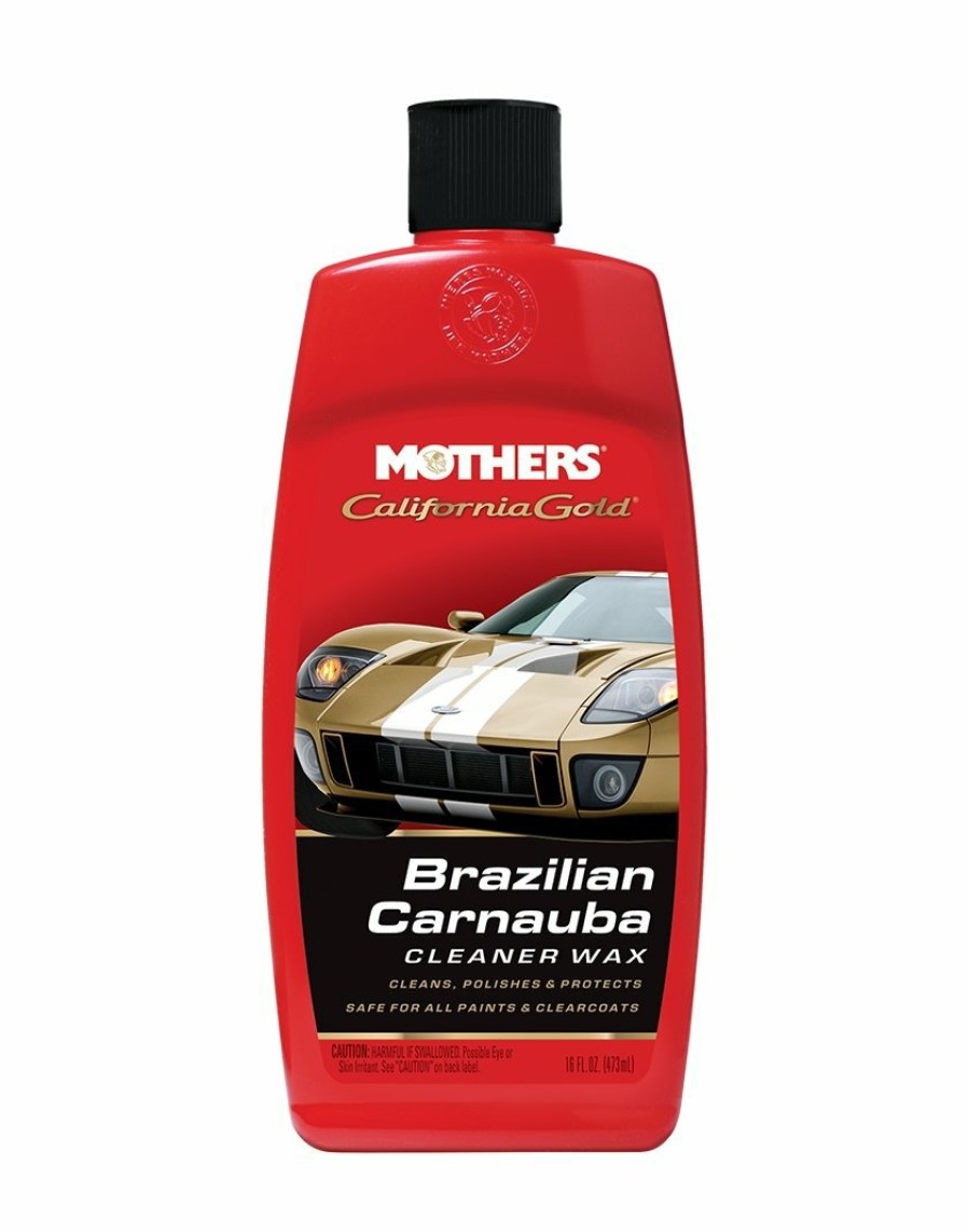 Car Care Mothers Waxes | Mothers California Gold Brazilian Carnauba Cleaner Wax 473Ml