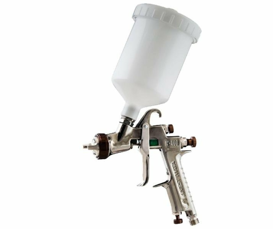 Spray Guns Anest Iwata Gravity-Fed | Anest Iwata W400 Bell Aria 1.4Mm Gravity Spray Gun With 600Ml Cup