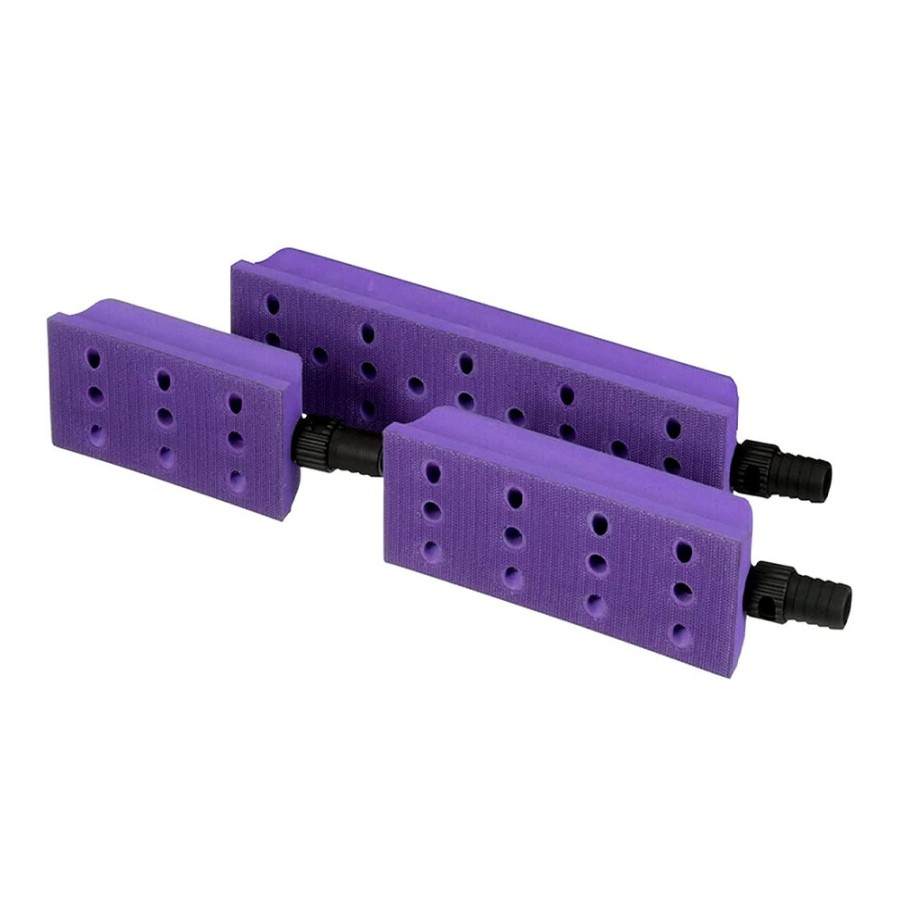 Cutting & Abrasives 3M Block Sanders | 3M 35829 Hookit Flexible Sanding Block Kit Dust Free Vacuum Purple