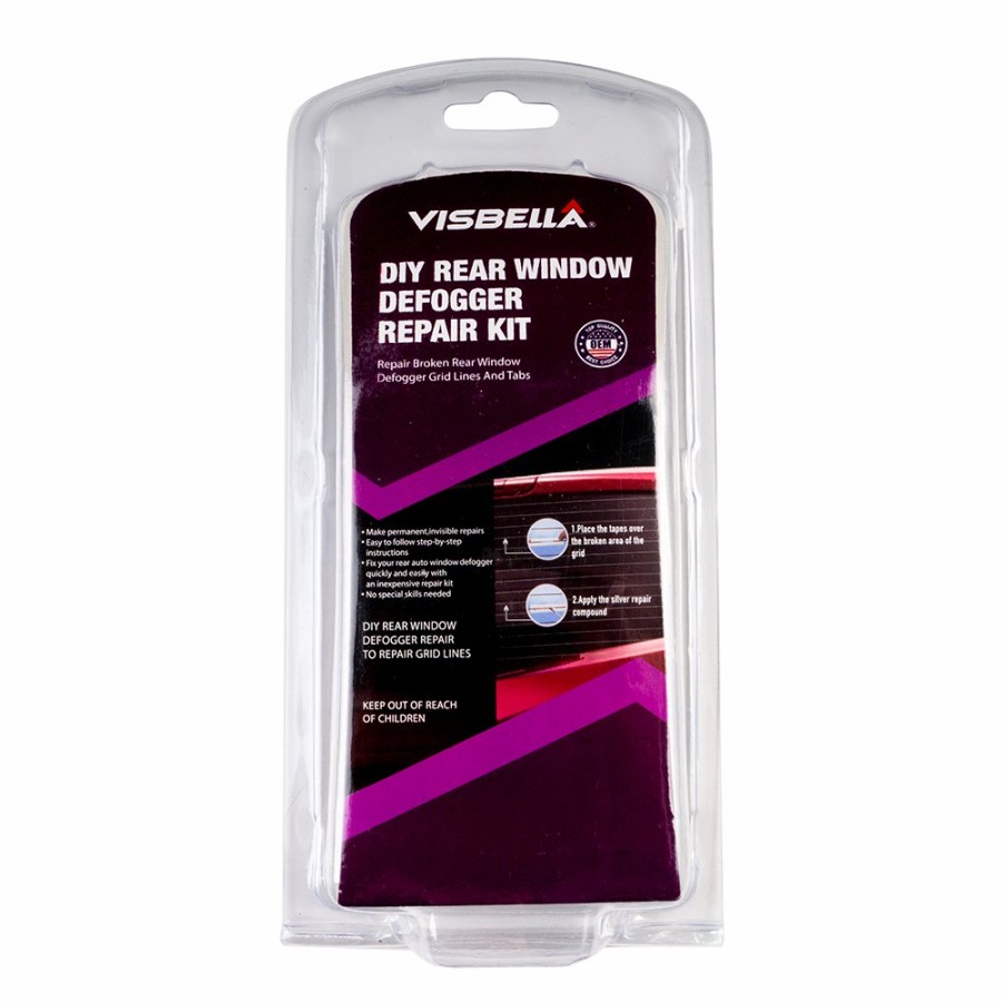 Car Care Visbella Windscreen & Glass | Visbella Complete Rear Window Defogger Diy Repair Kit Auto Car Windscreen Fix