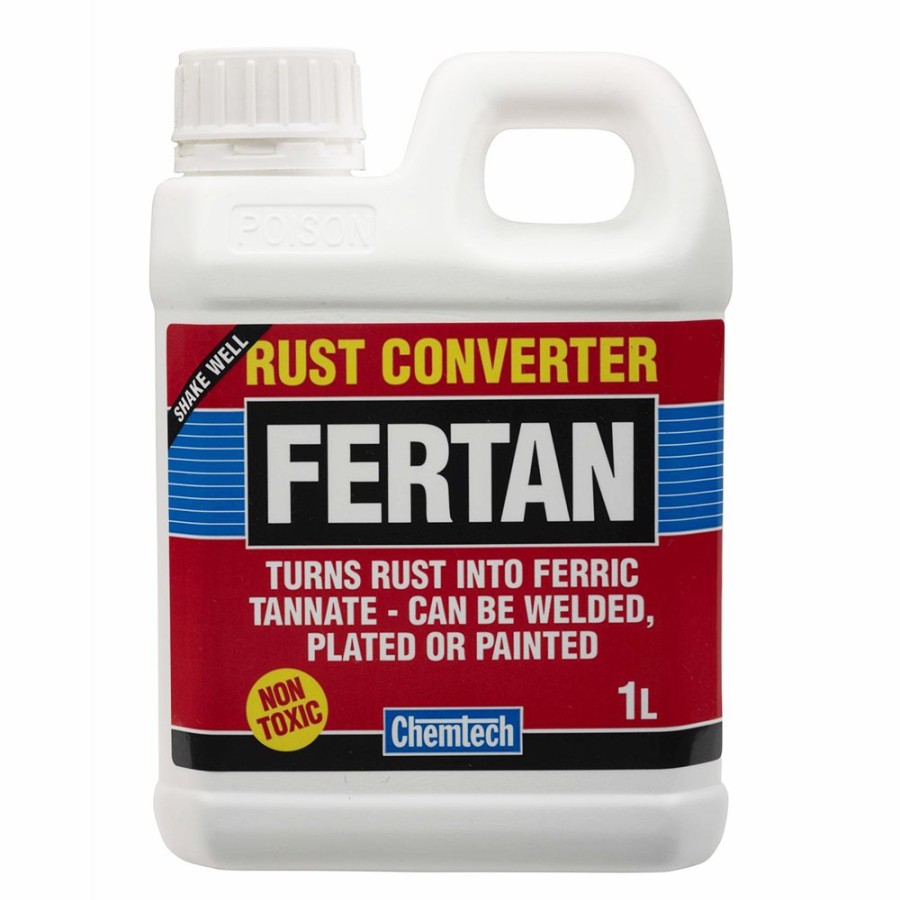 Prep & Repair Chemtech Rust Treatment | Chemtech Fertan Rust Converter 1L Non Toxic