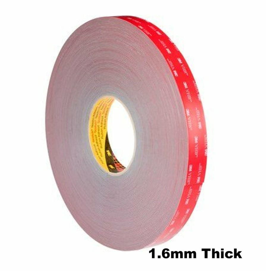 Prep & Repair 3M VHB & Double Sided Tape | 3M Vhb Tape Gph-160Gf General Purpose High Temp 1.6Mm Grey 24Mm X 33M