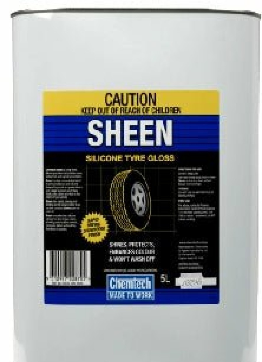 Car Care Chemtech Wheels & Tyres | Chemtec Sheen Silicone Tyre Shine Lubricant 5Lt