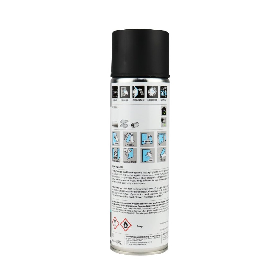 Prep & Repair Car-Rep | Car-Rep Guide Coat Sanding Aid 500Ml Black