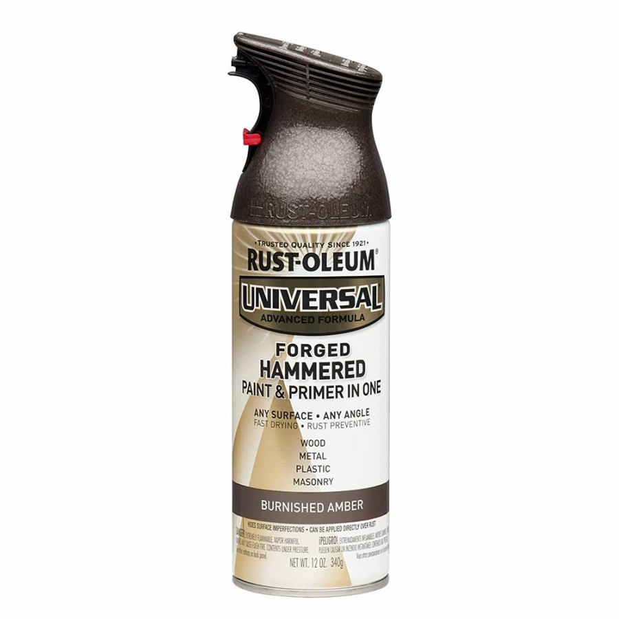 Paint Rust-Oleum Specialty | Rust-Oleum Universal Paint & Primer 340G Aerosol Forged Hammered Burnished Amber