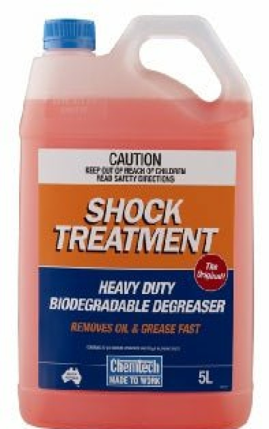 Cleaning Chemtech | Chemtech Shock Treatment Heavy Duty Biodegradable Degreaser 5Lt