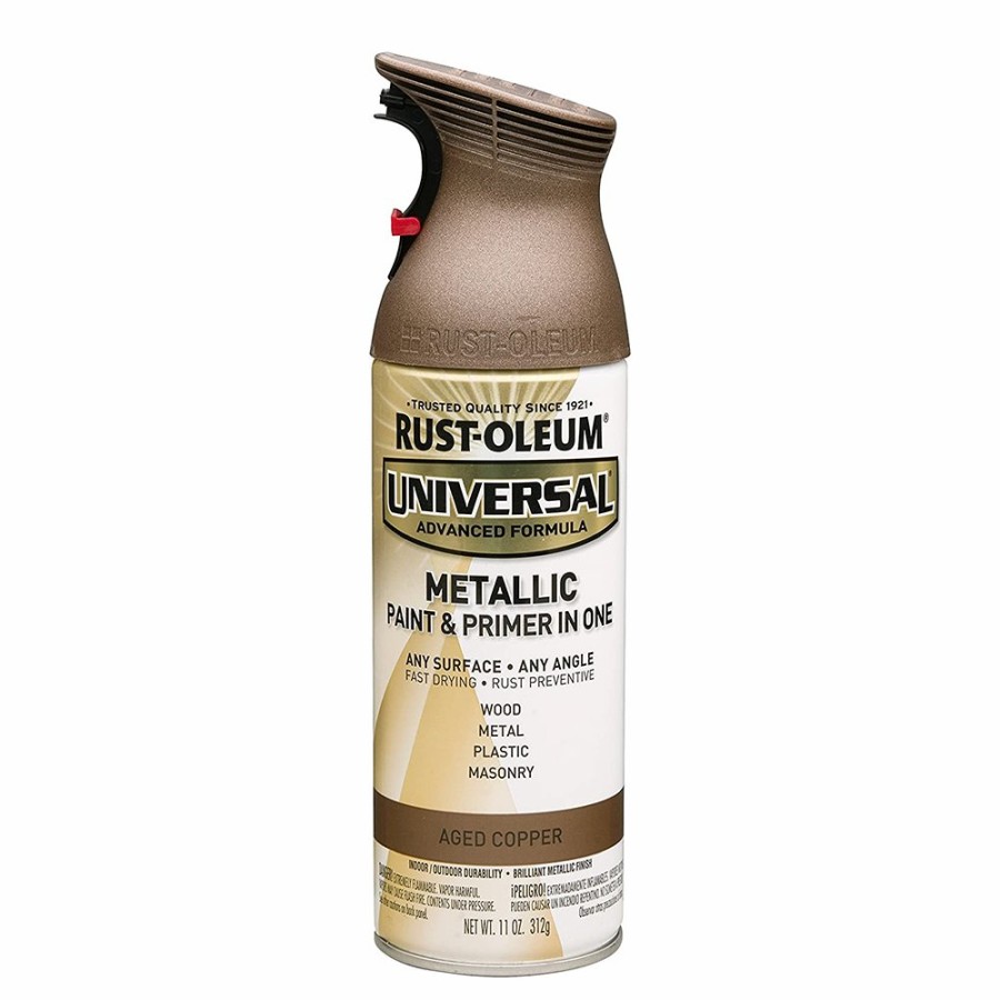 Paint Rust-Oleum Specialty | Rustoleum Universal Metallic Spray Paint & Primer 312G Aged Copper Aerosol