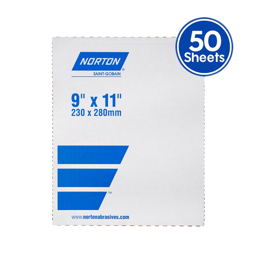 Cutting & Abrasives Norton Sheets | Norton No-Fil A275 Sandpaper Sheets P80 - P1200 230X280Mm Box 100