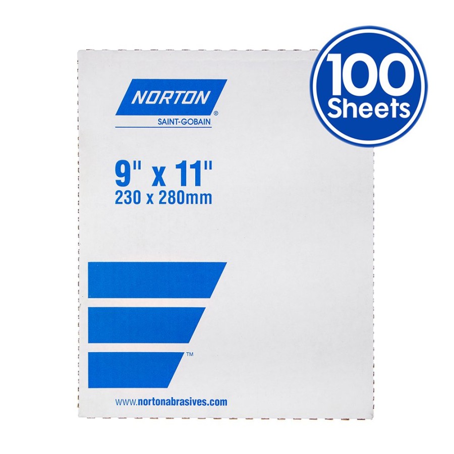 Cutting & Abrasives Norton Sheets | Norton No-Fil A275 Sandpaper Sheets P80 - P1200 230X280Mm Box 100