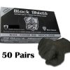 Safety Black Shield Nitrile Gloves | 100X Black Shield Quality Extra Heavy Duty Nitrile Mechanic Gloves Tattoo Paint