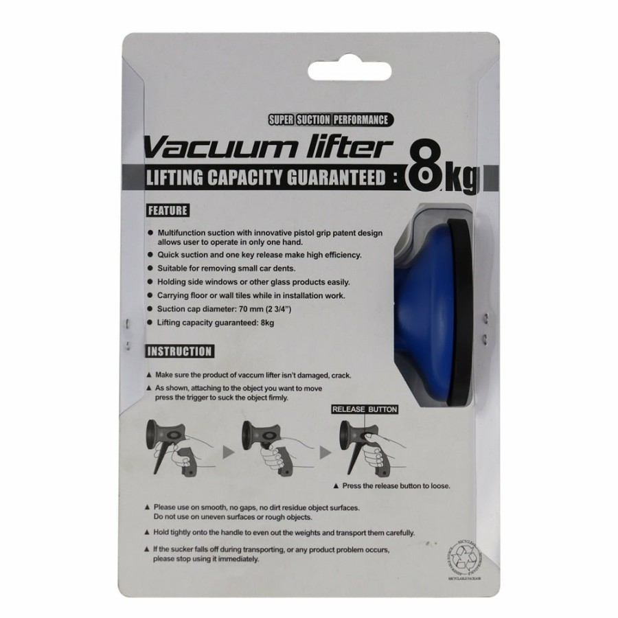 Cutting & Abrasives Velocity Tools | Gpi Velocity Suction Pad 8Kg Load 75Mm