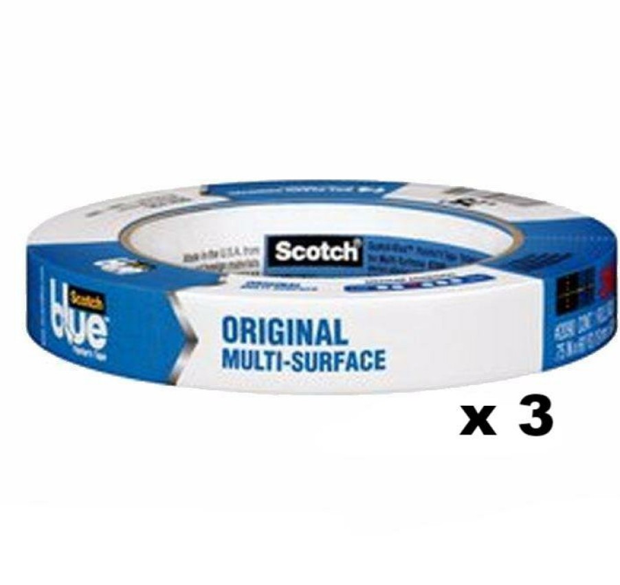 Prep & Repair 3M Masking Tape | 3M Scotch Blue Original Painter'S Masking Tape 2090 18Mm X 54.8M X 3