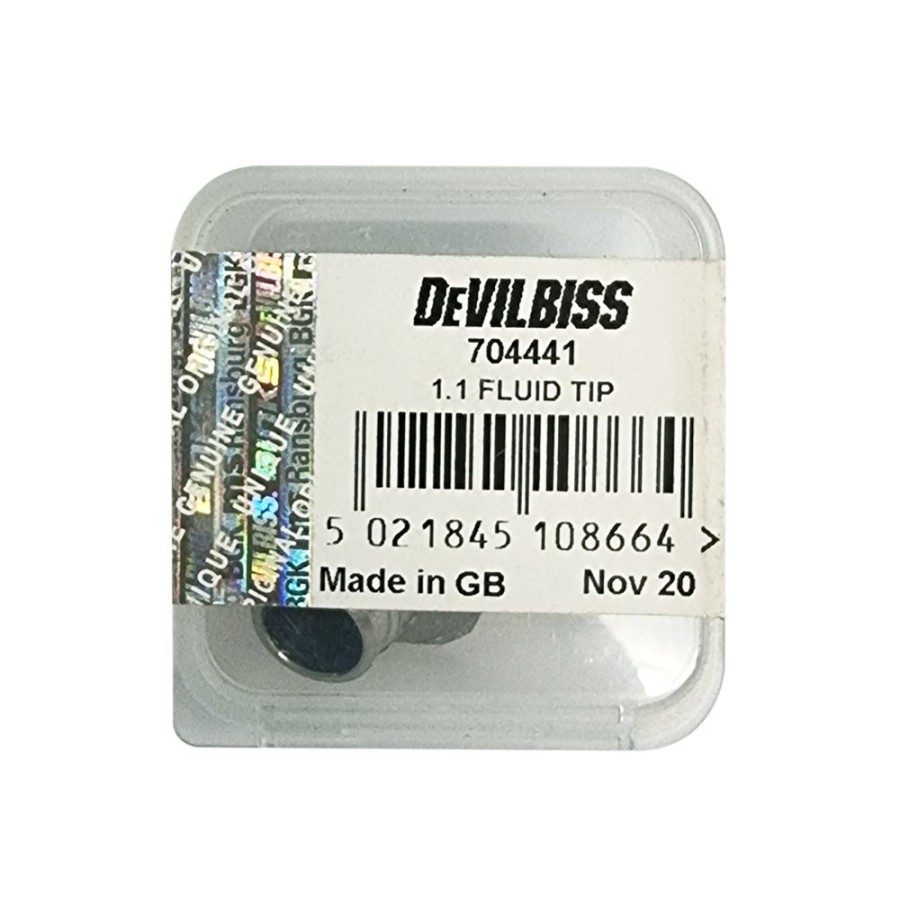 Spray Guns DeVilbiss Fluid Tips | Devilbiss Dv1 Fluid Tip 1.1 (Dv1-1.1 C) 704441