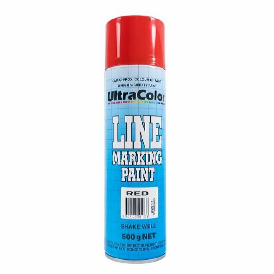 Paint UltraColor Linemarking | Ultracolor Line Marking Spray Paint Red 500G Aerosol