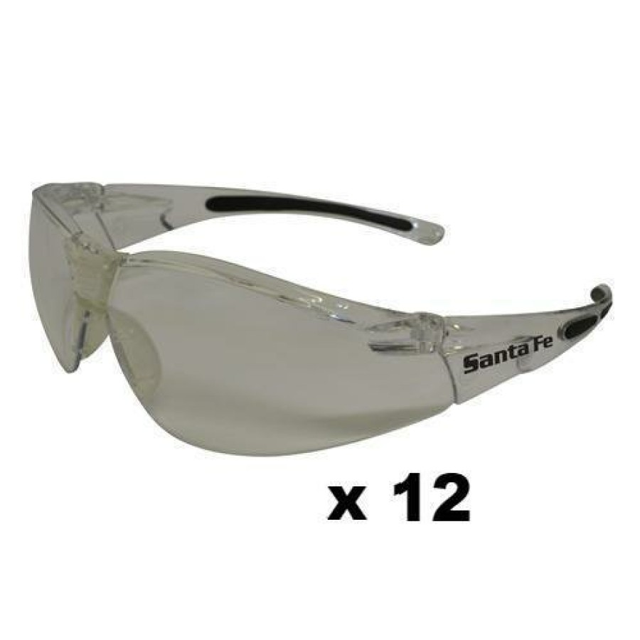 Safety Maxisafe Safety Glasses | Maxisafe Santa-Fe Safety Glasses As/Nzs1337 Anti Scratch Fog Coating Clear X 12