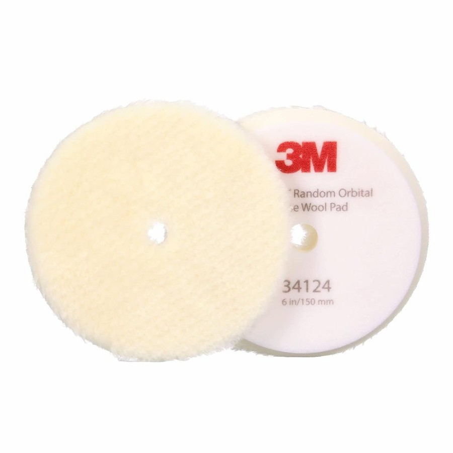 Car Care 3M Polishing Pads | 3M Perfect-It 34124 Coarse Grade Wool Compounding Pad 150Mm X 2 Pack