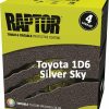 Paint U-POL Bedliner | U-Pol Raptor Tintable For Toyota 1D6 Silver Sky Protective Tub/Bed Liner Kit 4L