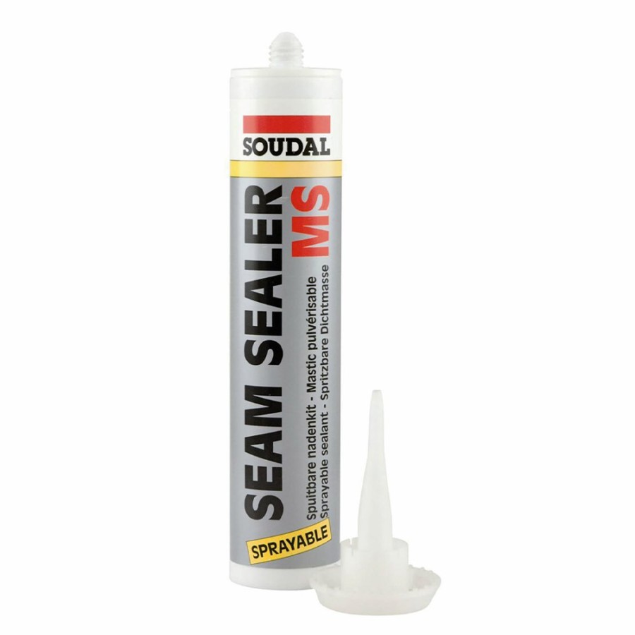 Adhesives & Sealants SOUDAL Seam Sealers | Soudal Automotive Ms Seam Sealer Beige 290Ml Sprayable Paintable