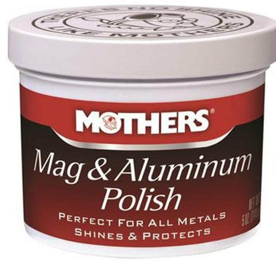 Car Care Mothers Chrome & Metal | Mothers Metal Polish Mag And Aluminium Wheel Rim Shine Protect 283G 05101