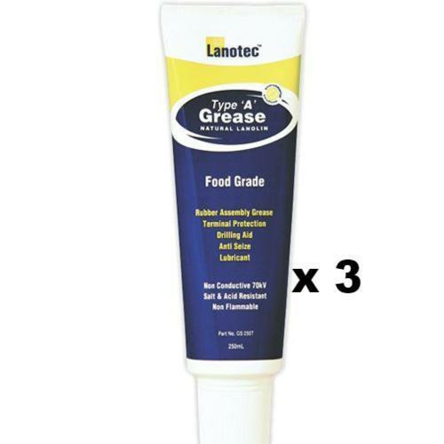 Adhesives & Sealants Lanotec Grease | Lanotec Type A Grease 250Ml X 3