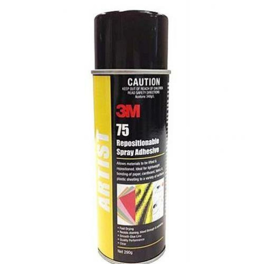 Adhesives & Sealants 3M Spray Adhesives | 3M Repositionable 75 Spray Adhesive 290G Bonding Paper Cardboard Fabric Plastic