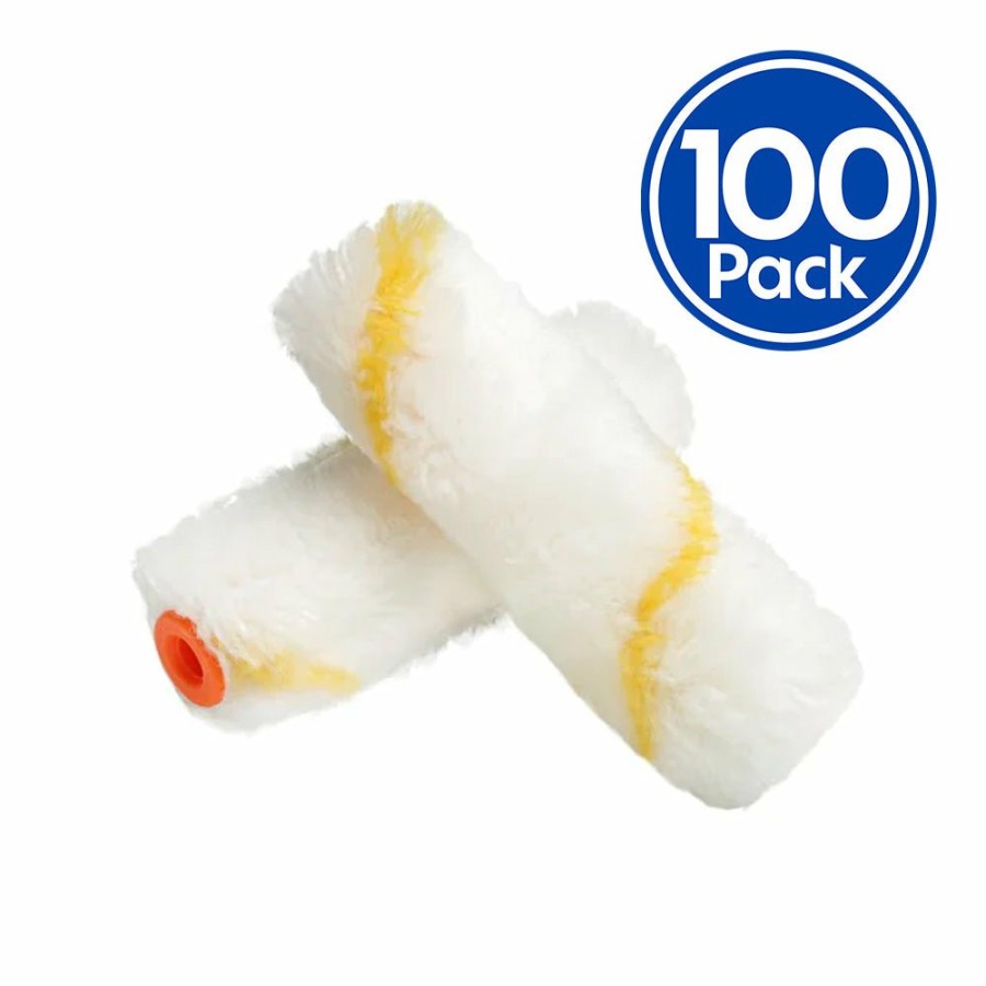 Painting Tools Oldfields Covers | Oldfields Mini Fabric Roller Cover 100Mm X 100 Pack For Oil Waterbased Paint