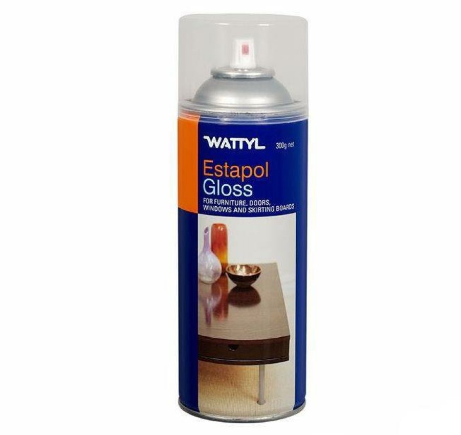 Paint Wattyl Timber | Wattyl Estapol Interior Polyurethane Spray Aerosol 300G Gloss Varnish Furniture