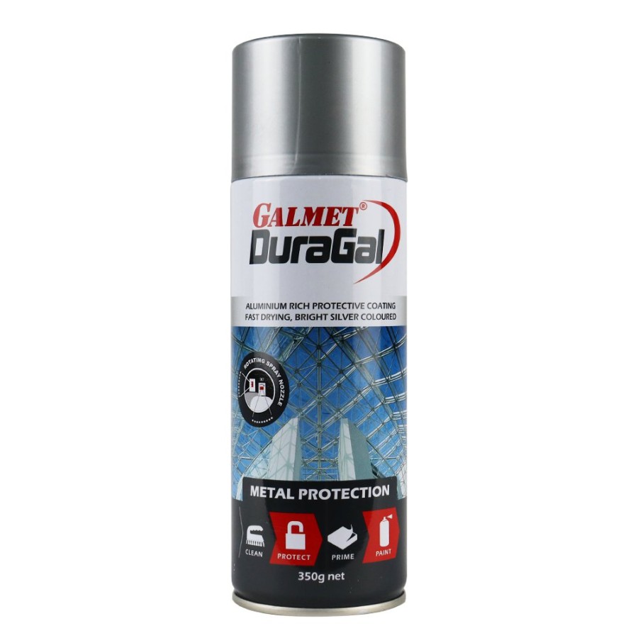 Paint Galmet Topcoats | Galmet Duragal® Spraypaint 350G Bright Silver