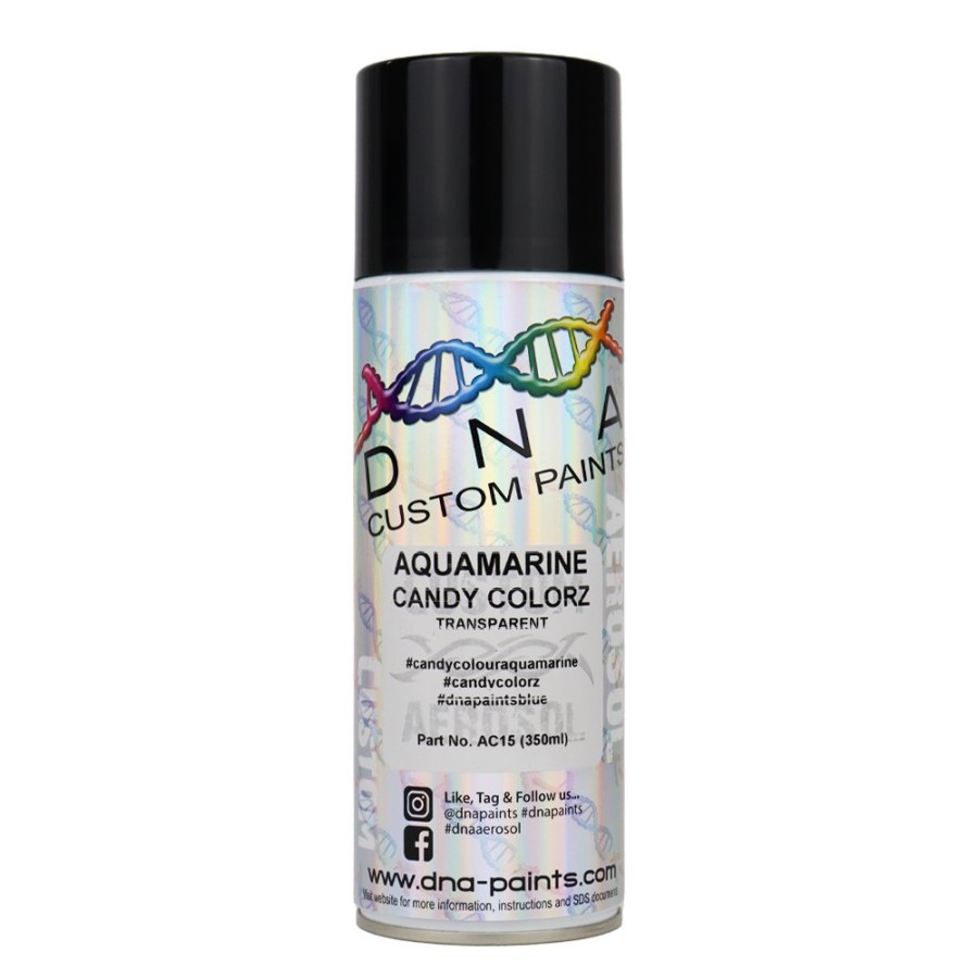 Paint DNA Paints Top Coats | Dna Paints Candy Colorz Spray Paint 350Ml Aerosol Candy Aquamarine