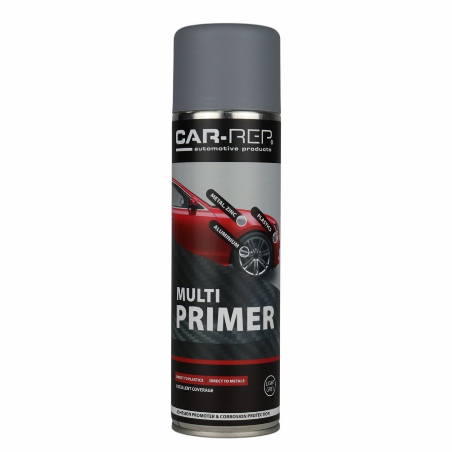 Paint Car-Rep Primers | Car-Rep Automotive Multi Primer 500Ml Grey Aerosol Metal Aluminium Plastic