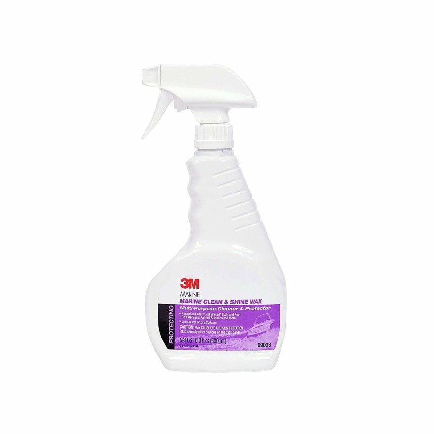 Boat Care 3M Wax | 3M Marine Boat Vessel Clean Shine Wax Clear 500Ml 09033