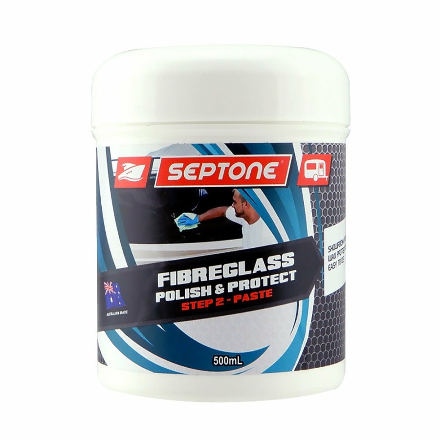 Boat Care Septone Polishes | Septone Boatcare Marine Polish & Protect Fibreglass Gelcoat Polish Paste 500Ml