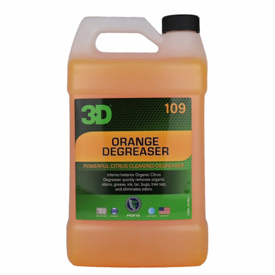 Cleaning 3D | 3D 109 Orange Degreaser 3.78L Biodegradable Citrus Water Based Cleaner