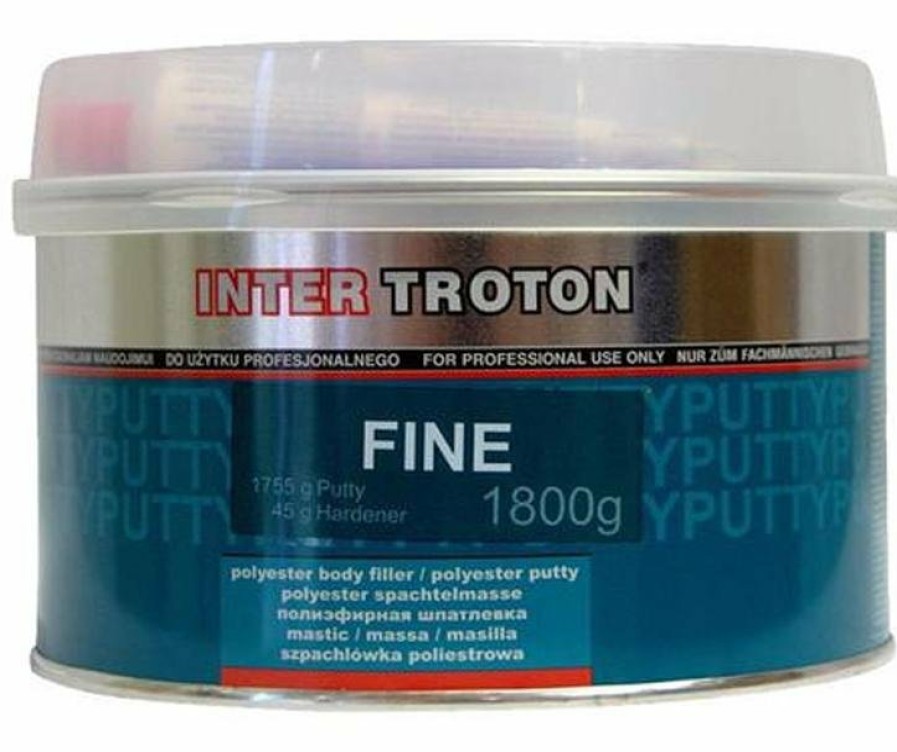 Prep & Repair Troton Fine Fillers | Troton Premium Fine Body Filler Includes Hardener 1.8Kg Auto Car Dent Bog Panel Putty