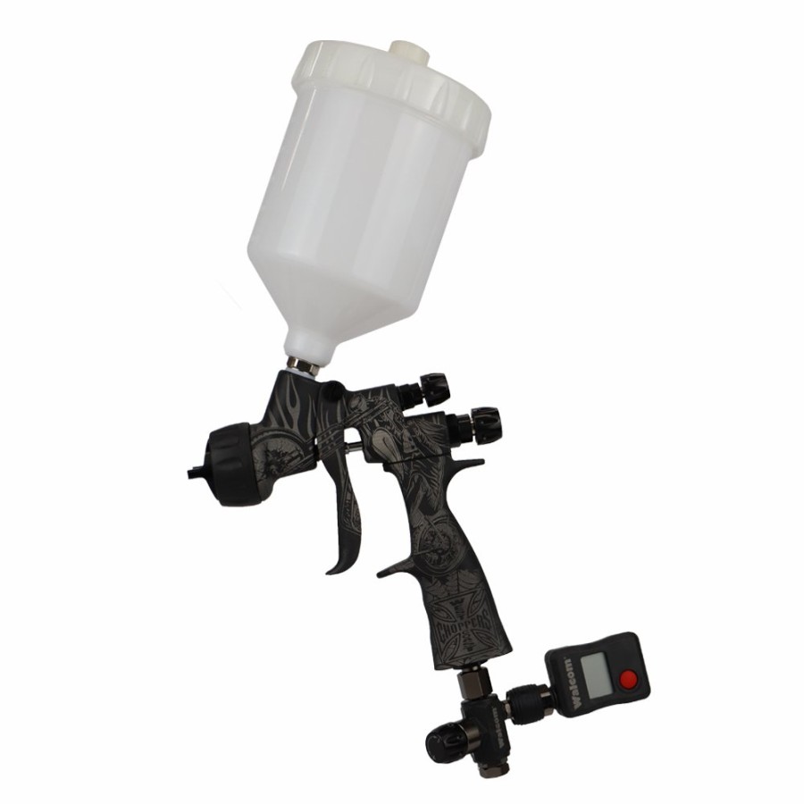 Spray Guns Walcom Gravity-Fed | Walcom 360 Lt Hte Clear 1.3Mm Limited Edition West Coast Choppers Gravity Spray Gun