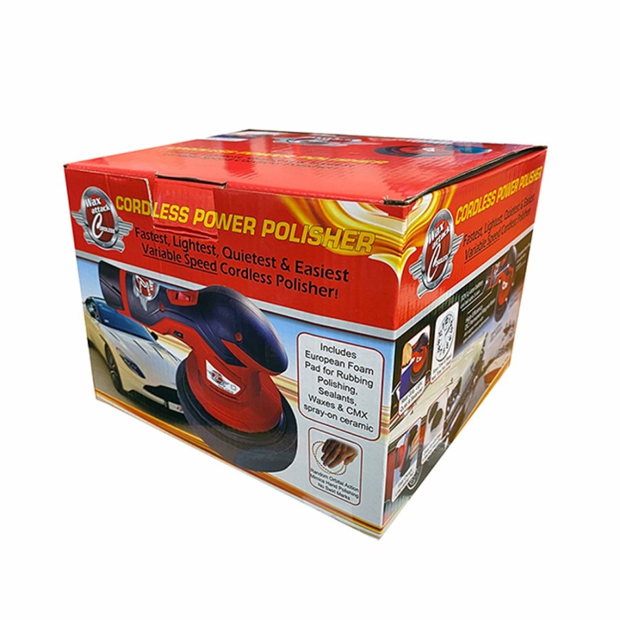 Car Care Mothers Machines | Mothers Wax Attack 2™ Palm Polisher 150Mm 12V Lithium Battery