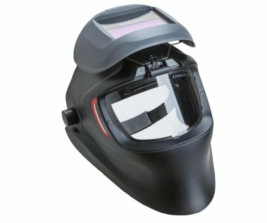 Safety Clean Air Welding Hoods | Clean Air Evolve Ca-29 Welding Hood With Air Distribution & Adf V9-13 Ds Adc