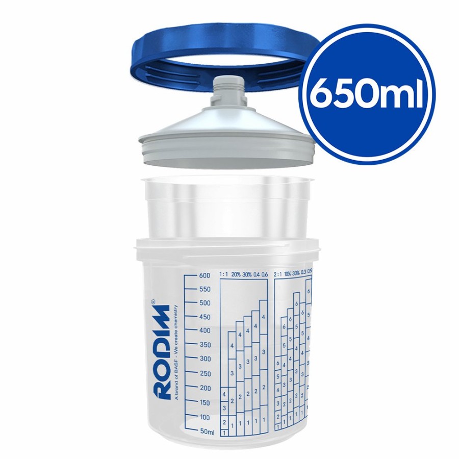 Spray Guns Rodim Liners | Rodim Series 2.0 Pps Lid & Liner Kit 650Ml 190 Micron X 50 Pack