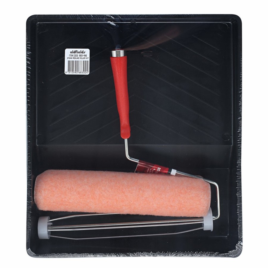 Painting Tools Oldfields | Oldfields Redline Paint Roller Kit 270Mm 3 Piece Economical Diy Tray Set