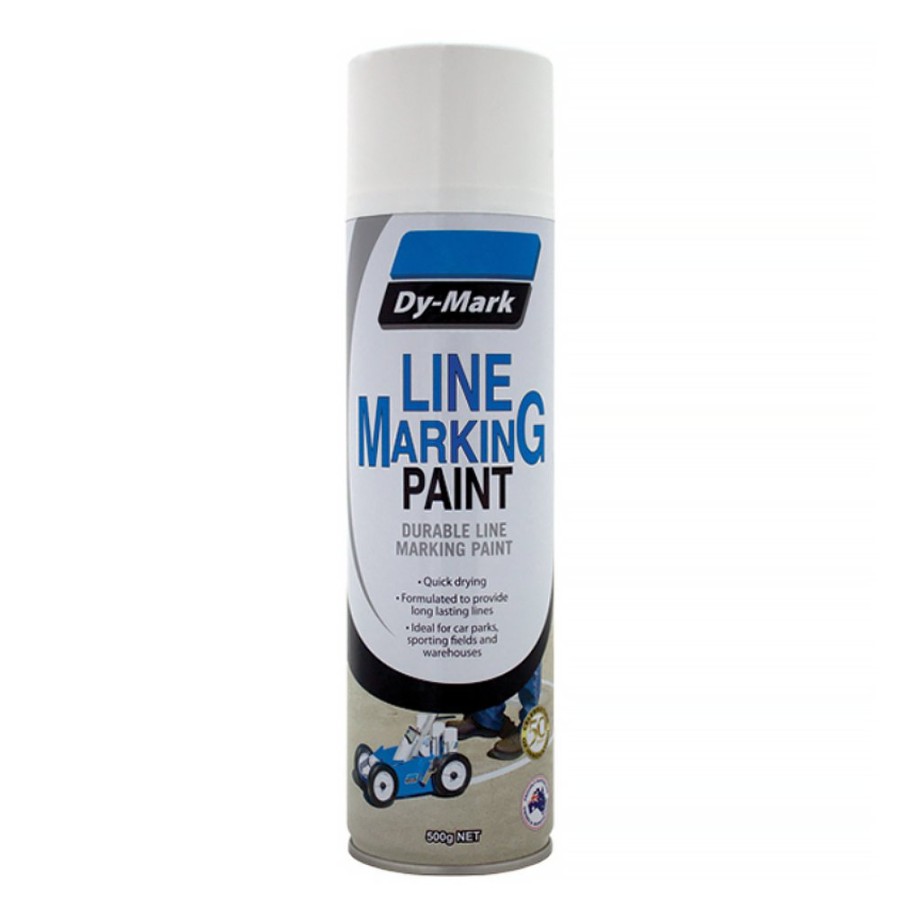 Paint Dy-Mark Linemarking | Dy-Mark Heavy Duty Line Marking Spray Paint White 500G Aerosol