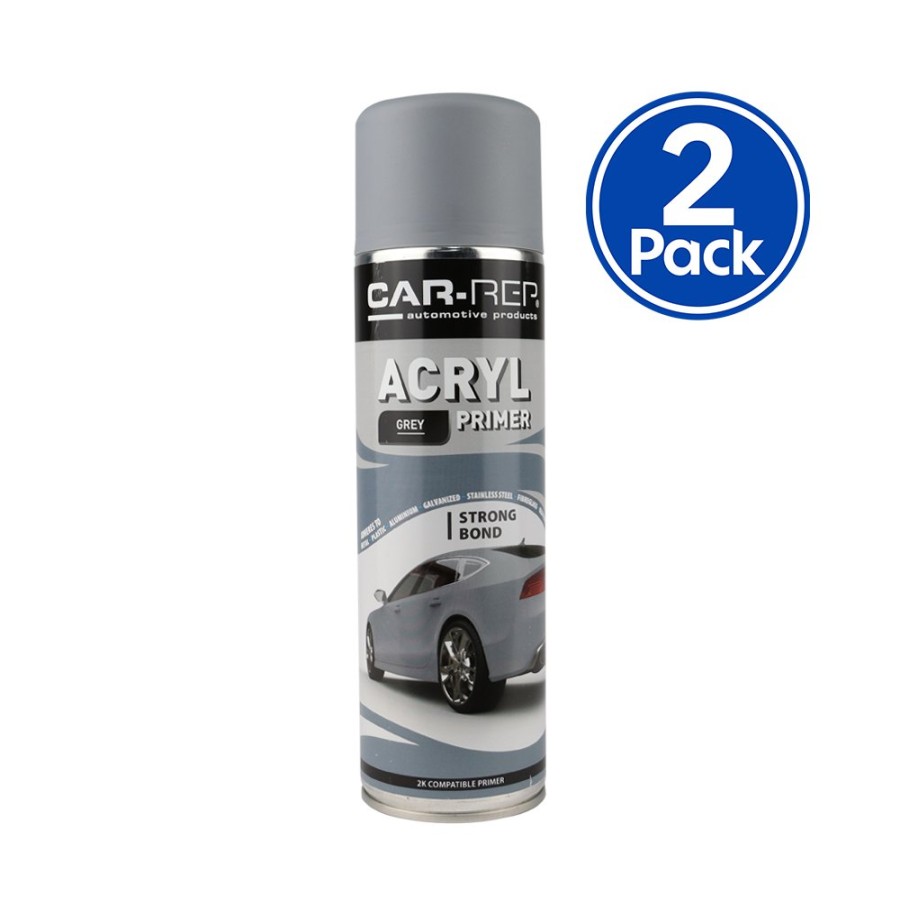 Paint Car-Rep Primers | Car-Rep Acrylic Automotive Primer 500Ml Grey X 2 Pack