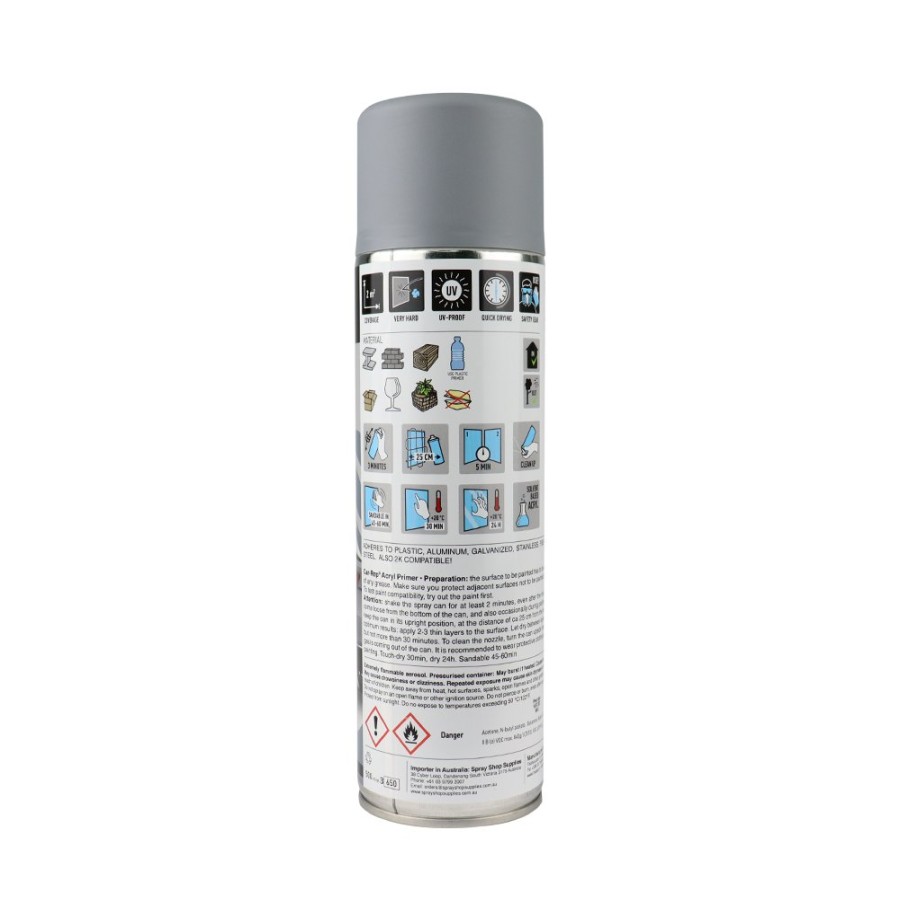 Paint Car-Rep Primers | Car-Rep Acrylic Automotive Primer 500Ml Grey X 2 Pack