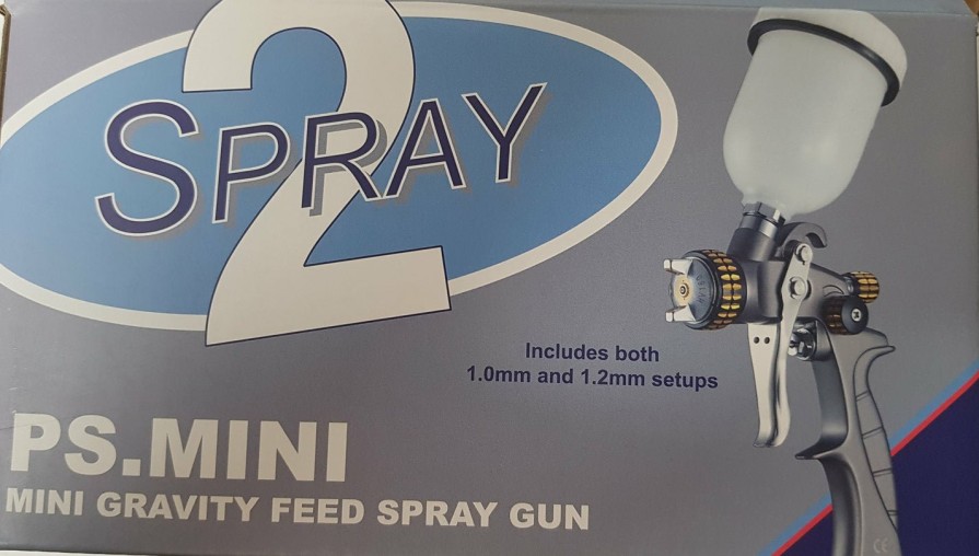 Spray Guns 2Spray Mini | 2Spray Mini Gravity Feed Spray Gun - 1.0/1.2Mm Setups Ps.Mini