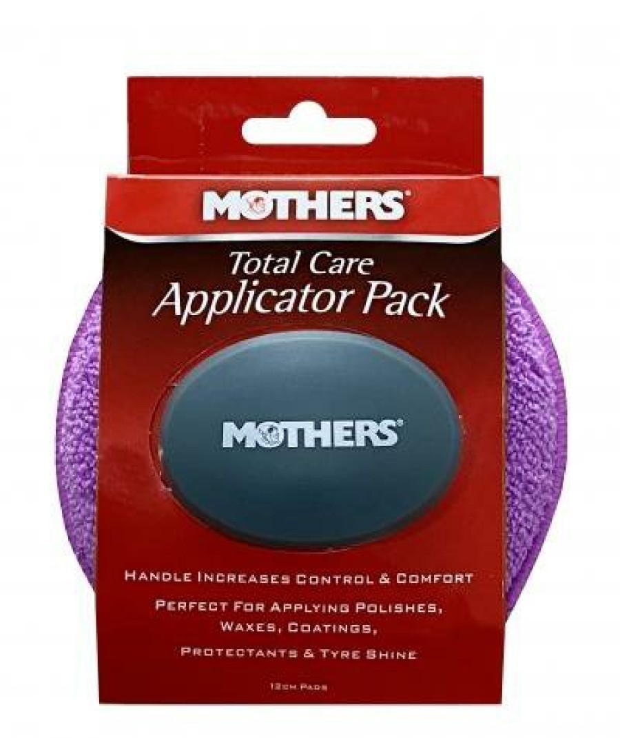 Car Care Mothers Hand Applicators | Mothers Total Care Applicators Pack, Polishes, Waxes, Ceramics