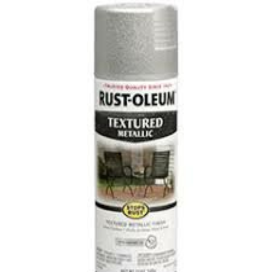 Paint Rust-Oleum Specialty | Rustoleum Textured Metallic Spray Paint Silver 340Gm Spray Rust Prevention